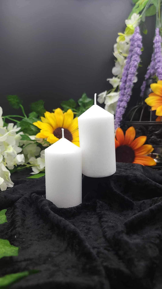 White Altar Candles