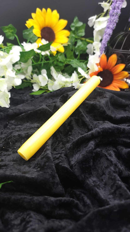 Yellow Pillar Candle