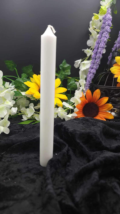 White Pillar Candle