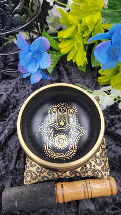 Hamsa Hand Singing Bowl