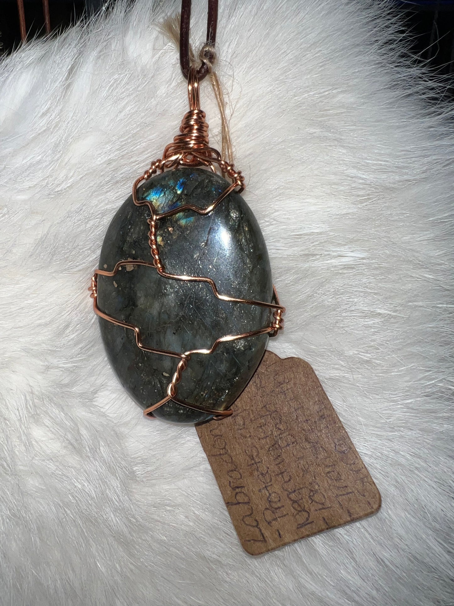 Large Labradorite Pendent