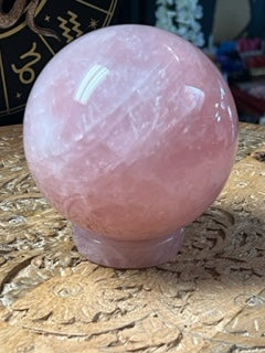 Large Rose Quartz Sphere